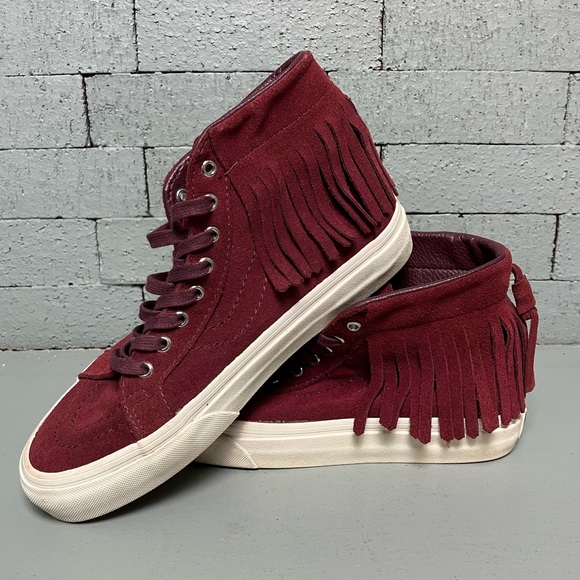 Vans Sk8-Hi Moc Unisex Port Royale Suede Sneakers - Picture 1 of 8